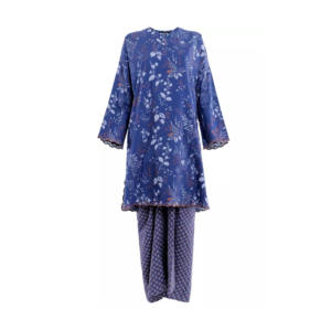 Sugar Purple Batik Blouse & Skirt Set