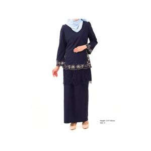 Dark Blue Batik Dress